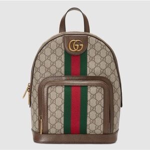 Gucci Cream and Brown Interior with Gold Accent